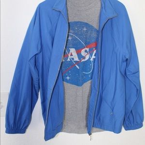 80’s bright blue jacket